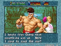 une photo d'Ã©cran de Fatal Fury 3 - Road to the Final Victory sur SNK Neo Geo
